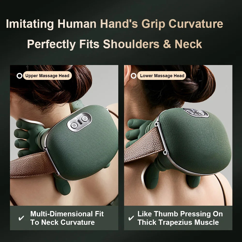 New Finger Pressure Neck and Shoulder Deep electric Massager
