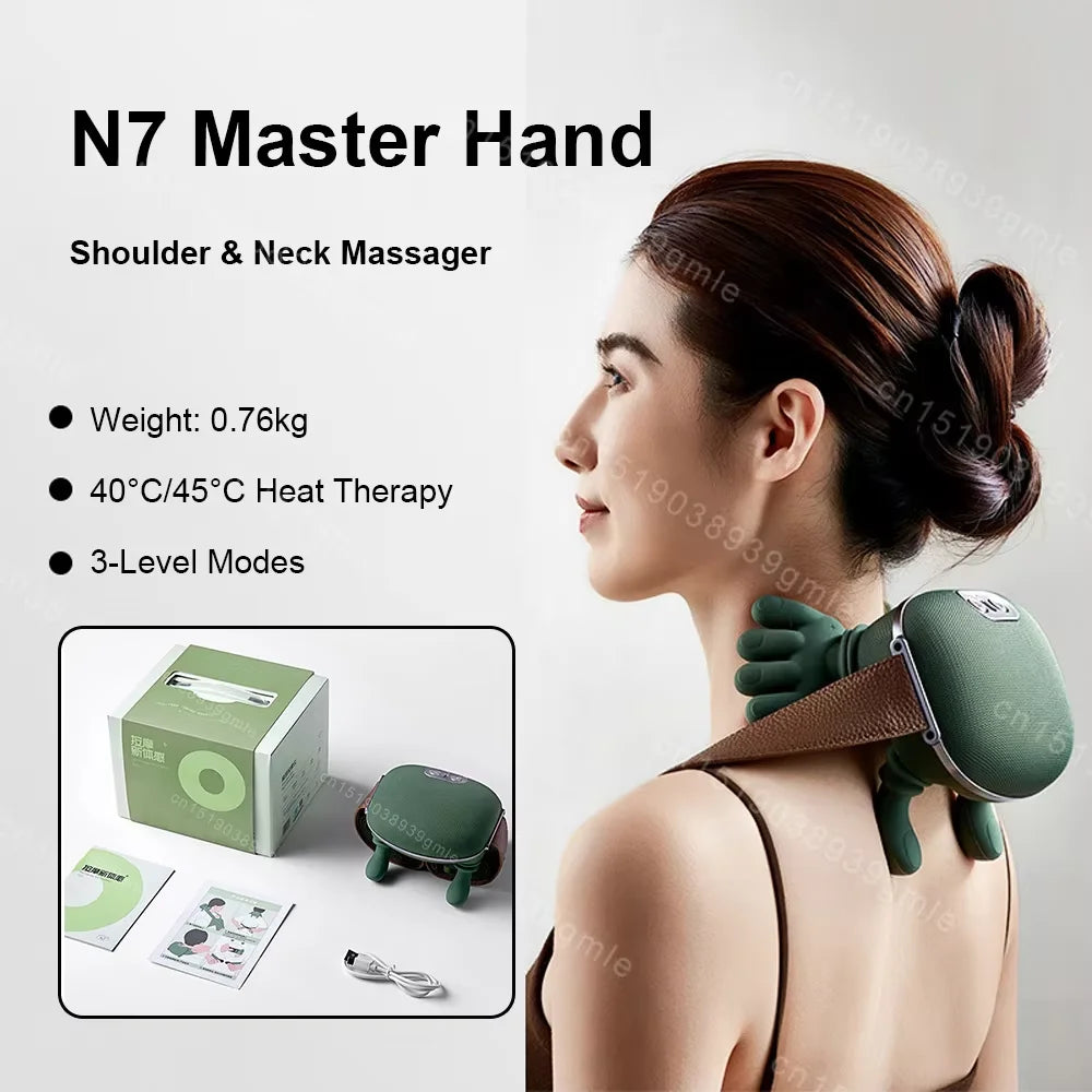 New Finger Pressure Neck and Shoulder Deep electric Massager